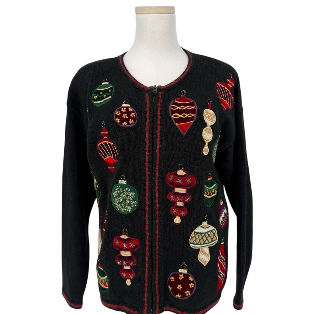 VTG Heirloom Collectibles Christmas Ornament Sweater Petite Small